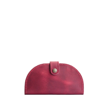 Anemone | Semicircle bifold wallet with snap closure