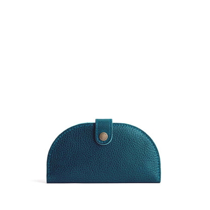 Lagoon | Semicircle bifold wallet with snap closure