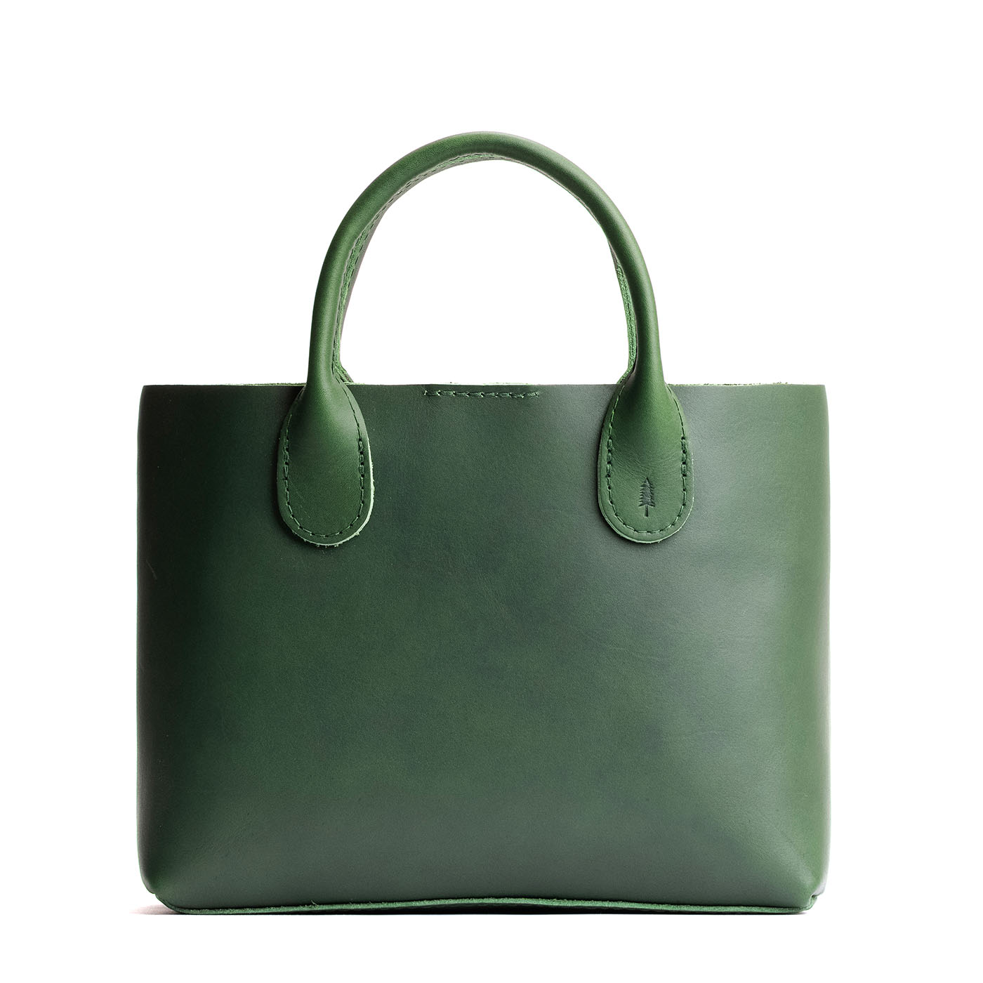 Aruba*Large*Classic | Mid-size tote purse with structured leather handles and crossbody strap