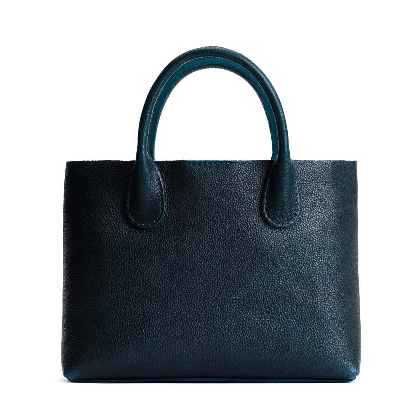Boreal*Large | Mid-size tote purse with structured leather handles and crossbody strap
