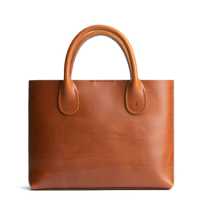 Honey*Large | Mid-size tote purse with structured leather handles and crossbody strap