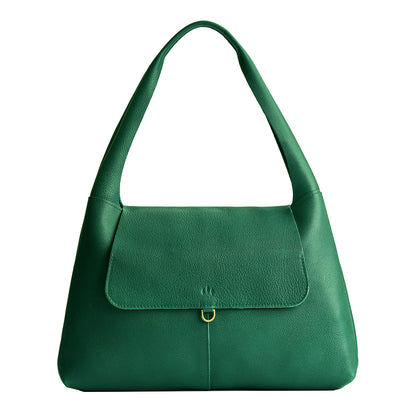 Bacalar*Large | Slouchy triangle shaped shoulder bag with a flap