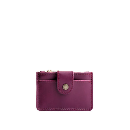 Lollipop | Compact wallet with snap closure and zippered pouch