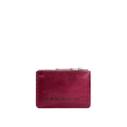 Orchid | Compact wallet with snap closure and zippered pouch