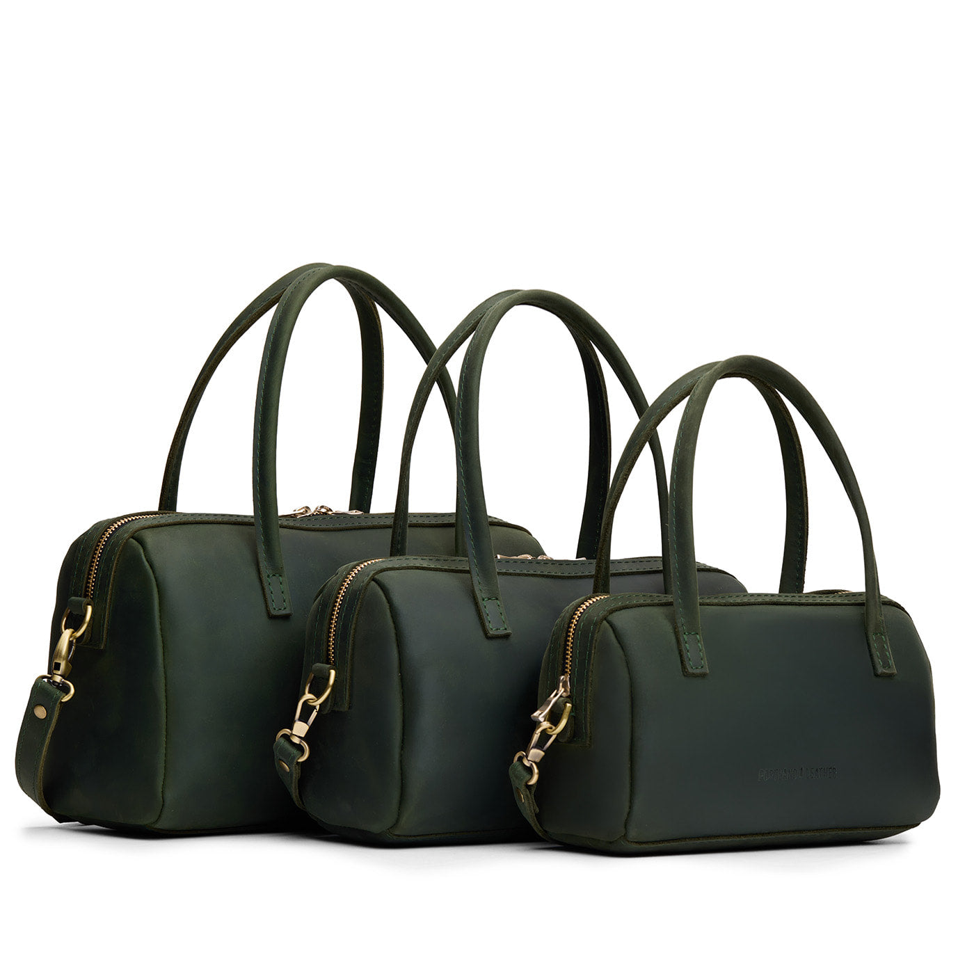 Evergreen | Three sizes of Doctor Bag with crossbody straps