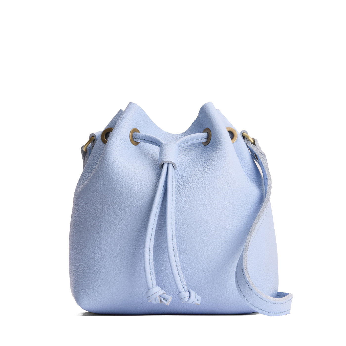 Skyway*Small | Slouchy crossbody bag with leather drawstring closure
