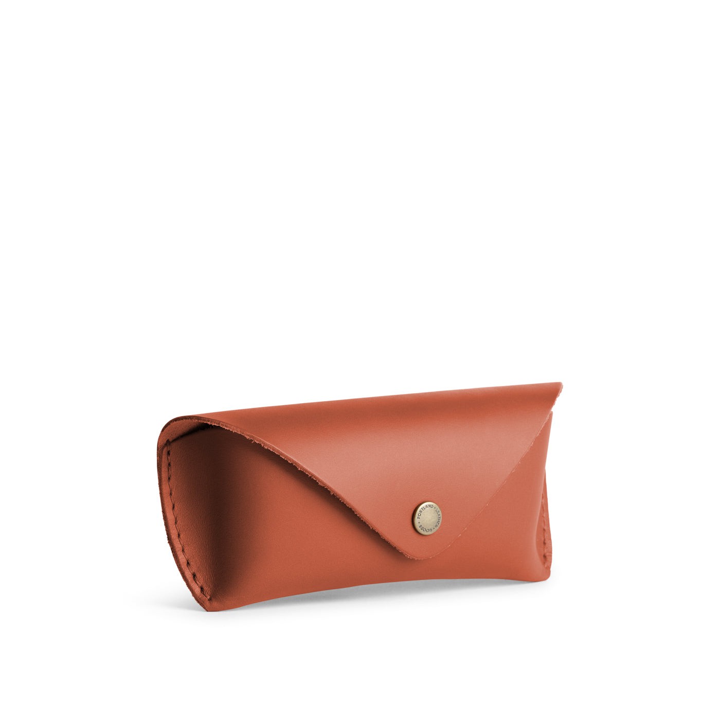 Clownfish | Leather sunglasses case with snap closure