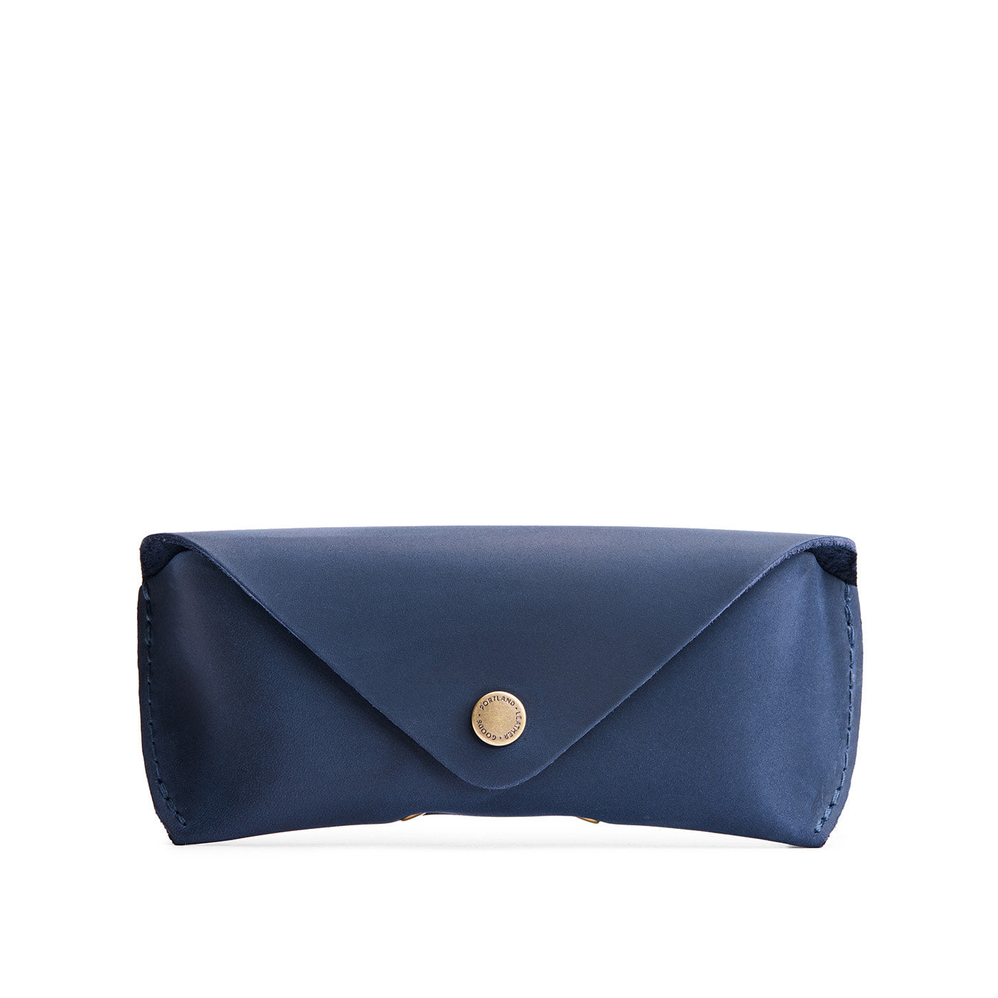 Deep Water | Leather sunglasses case with snap closure