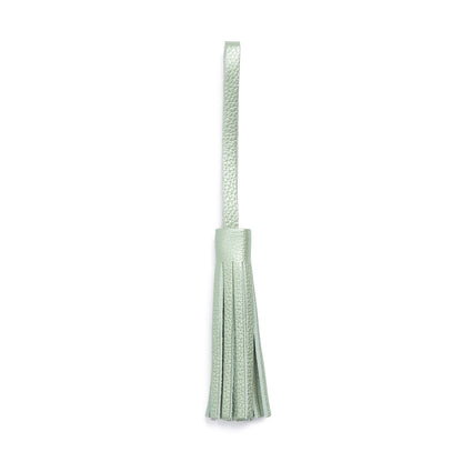 Beetle | Fringed leather tassel with leather loop