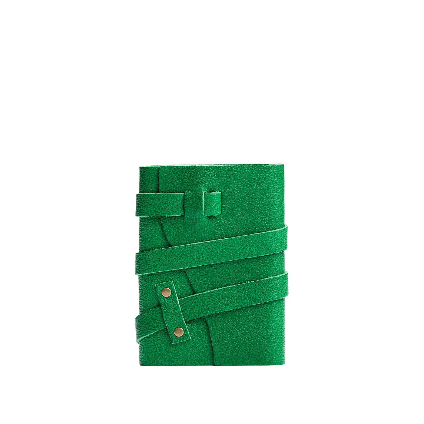 Jolly Green*Small | Wrap Journal closed