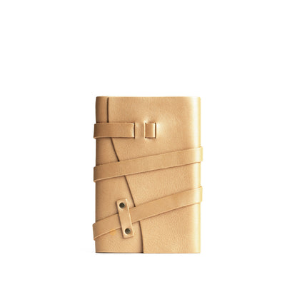 Champagne*Medium| Wrap Journal closed