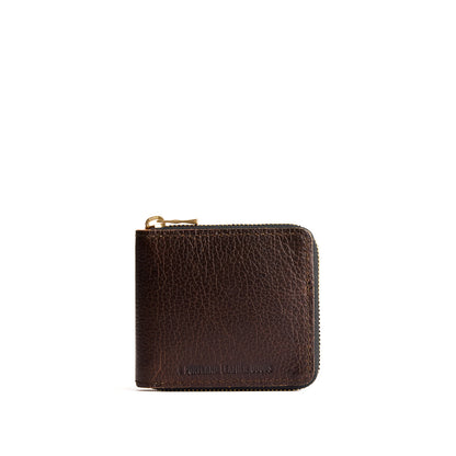 Coldbrew | Small leather zippered bifold wallet
