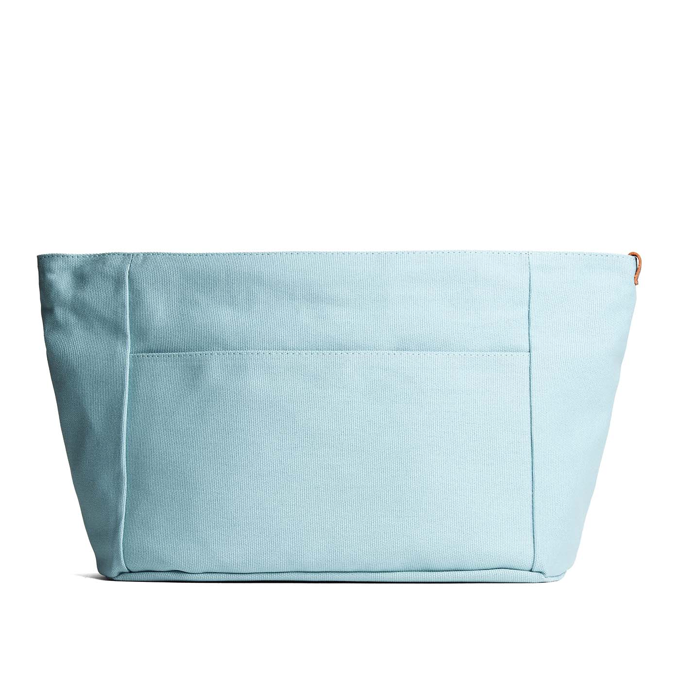 Dusty Blue*Zipper*Large | Large canvas bag insert for organization