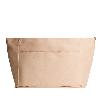 Sesame*Zipper*Large | Large canvas bag insert for organization