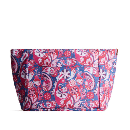 Floralis*Zipper*Large | Printed canvas organizer with pockets