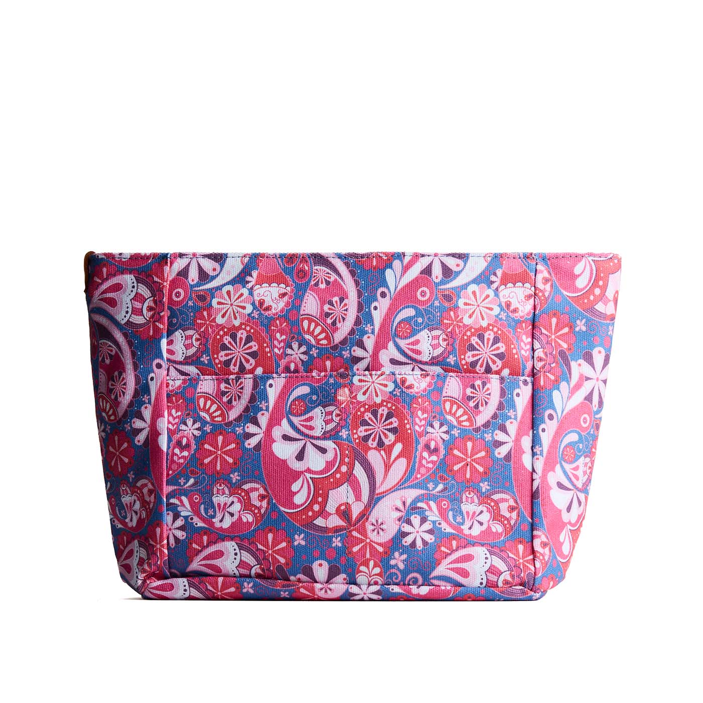 Floralis*Zipper*Medium | Printed canvas organizer with pockets